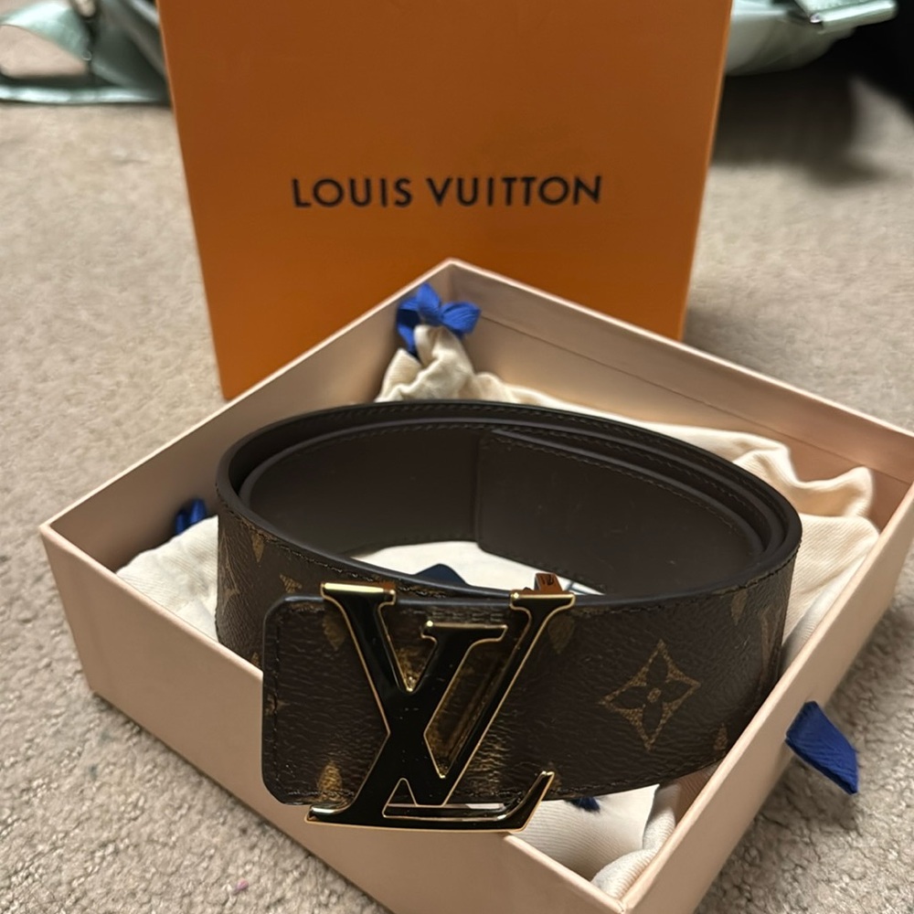 COPY - Size 40 brand new LV belt with gold hardware